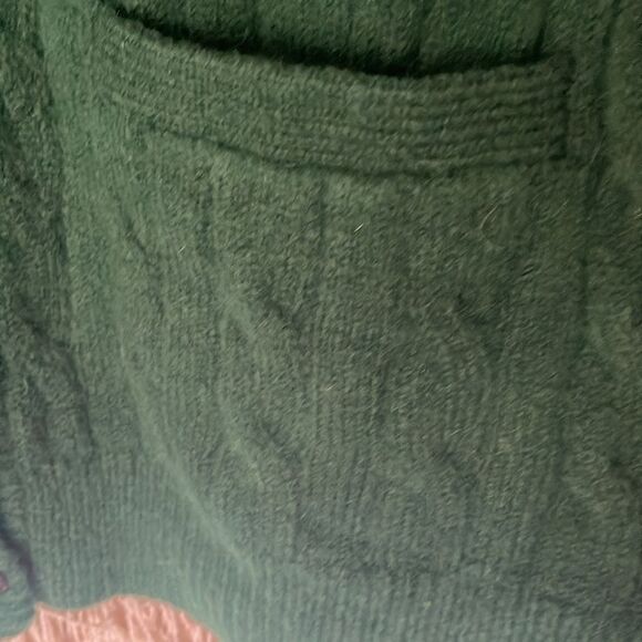 Great Merino wool cardigan by J. Crew. NWT Hunter Green - Picture 3 of 7